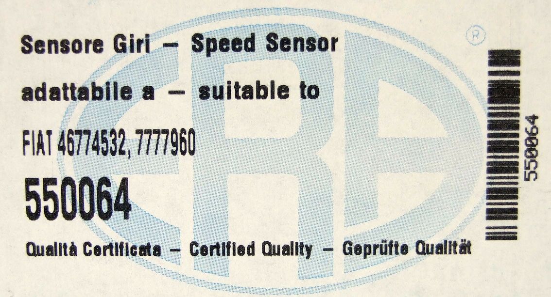 Senzor radilice fiat punto i 1,2 16v 1993-